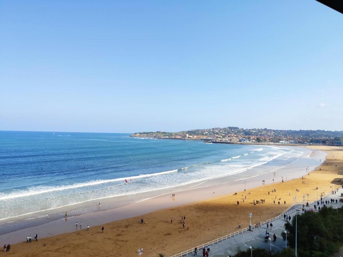 Apartamento Ezcurdia 22 Playa De San Lorenzo Primera Linea 기욘 외부 사진